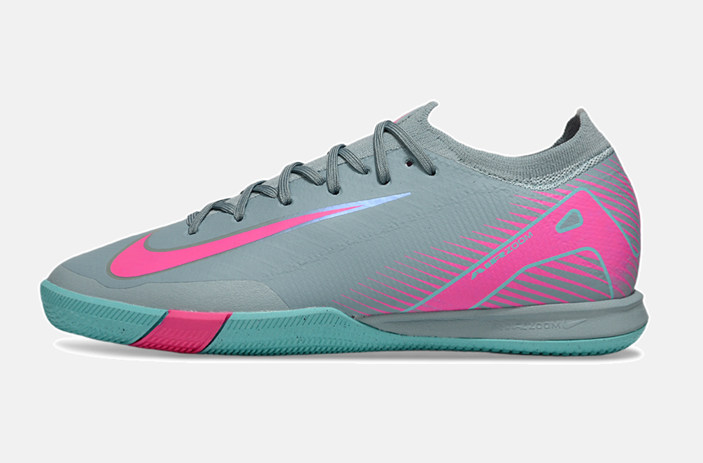 Chuteira Futsal Nike Mercurial Air Zoom Vapor 16 IC - Azul e Rosa - imagem 4