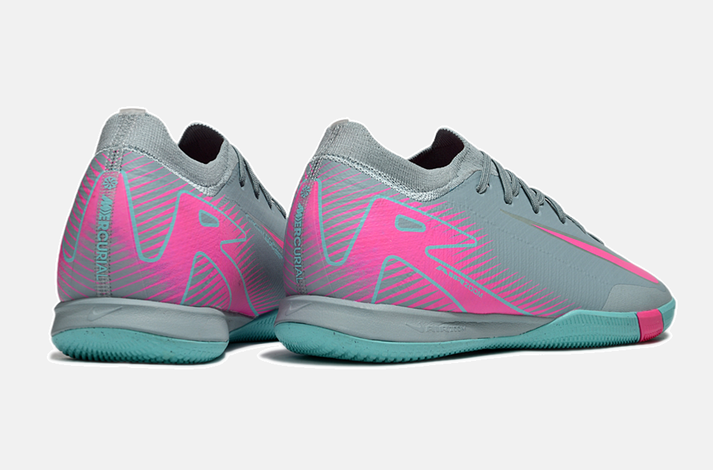 Chuteira Futsal Nike Mercurial Air Zoom Vapor 16 IC - Azul e Rosa - imagem 7