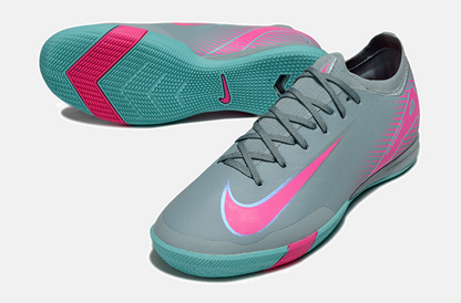 Chuteira Futsal Nike Mercurial Air Zoom Vapor 16 IC - Azul e Rosa - detalhe