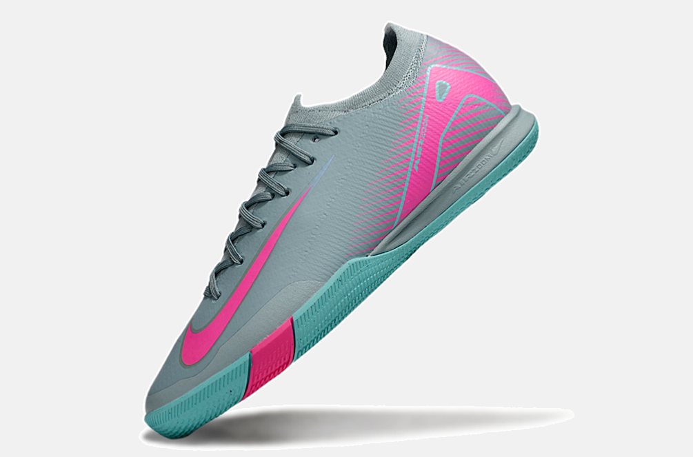 Chuteira Futsal Nike Mercurial Air Zoom Vapor 16 IC - Azul e Rosa - imagem 5