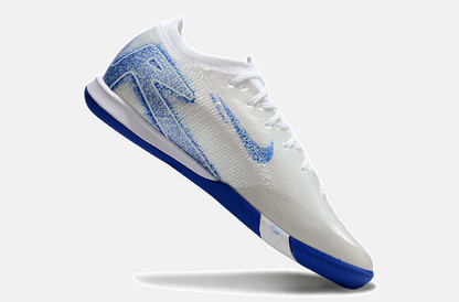 Chuteira Futsal Nike Mercurial Air Zoom Vapor 16 IC -  Branca e Azul - imagem 6