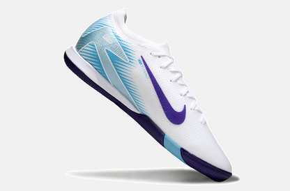 Chuteira Futsal Nike Mercurial Air Zoom Vapor 16 IC - Branca e Azul - imagem 6