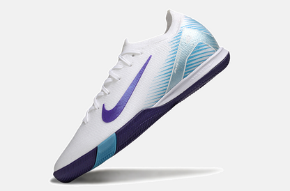Chuteira Futsal Nike Mercurial Air Zoom Vapor 16 IC - Branca e Azul - imagem 5