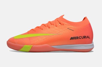 Chuteira Futsal Nike Mercurial Air Zoom Vapor 16 IC - Laranja e Verde - imagem 4