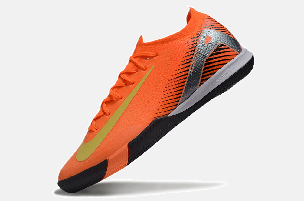 Chuteira Futsal Nike Mercurial Air Zoom Vapor 16 IC -  Laranja, Preta e Verde - imagem 5