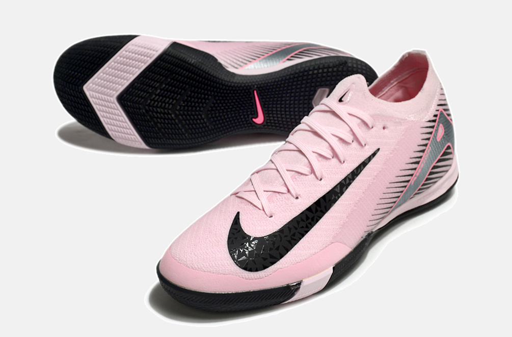Chuteira Futsal Nike Mercurial Air Zoom Vapor 16 IC - Rosa e Preta - detalhe