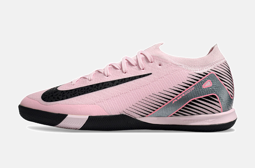 Chuteira Futsal Nike Mercurial Air Zoom Vapor 16 IC - Rosa e Preta - imagem 4