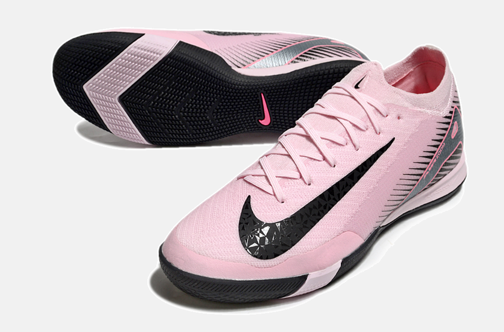 Chuteira Futsal Nike Mercurial Air Zoom Vapor 16 IC - Rosa e Preta - detalhe