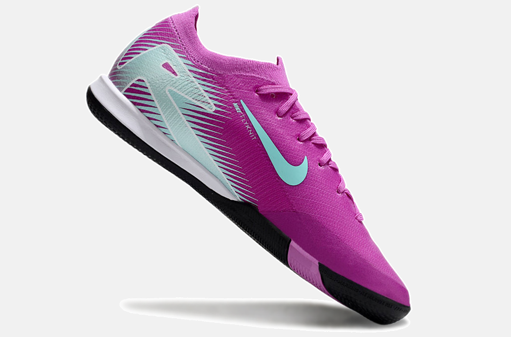 Chuteira Futsal Nike Mercurial Air Zoom Vapor 16 IC - Roxa e Azul - imagem 6
