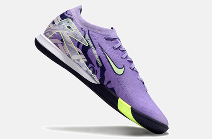 Chuteira Futsal Nike Mercurial Air Zoom Vapor 16 IC - Roxa e Verde - imagem 6