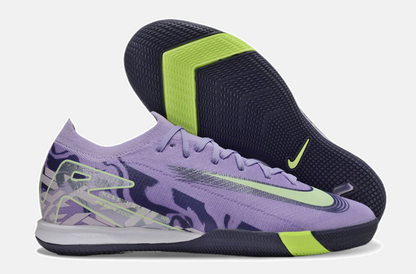 Chuteira Futsal Nike Mercurial Air Zoom Vapor 16 IC - Roxa e Verde - imagem 8