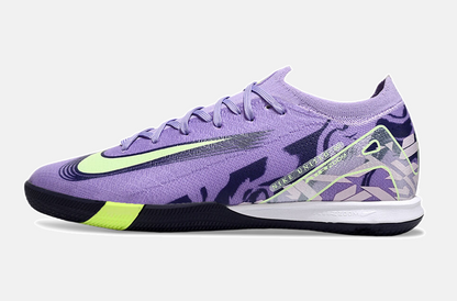 Chuteira Futsal Nike Mercurial Air Zoom Vapor 16 IC - Roxa e Verde - imagem 4