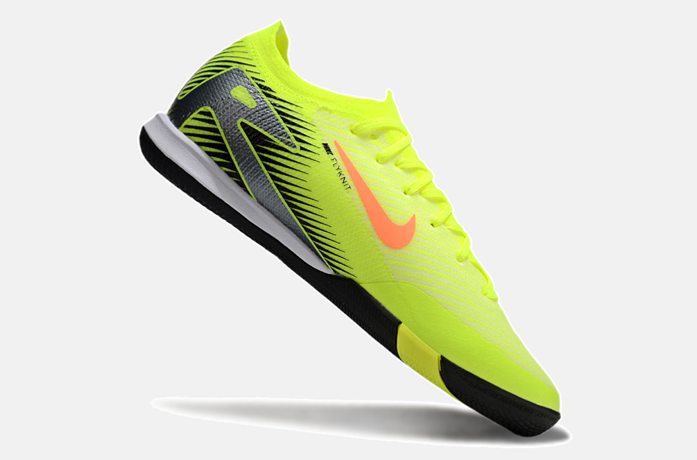 Chuteira Futsal Nike Mercurial Air Zoom Vapor 16 IC - Verde e Laranja - imagem 6
