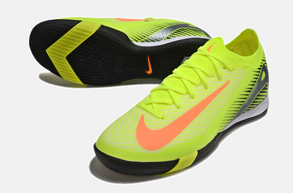 Chuteira Futsal Nike Mercurial Air Zoom Vapor 16 IC - Verde e Laranja - detalhe