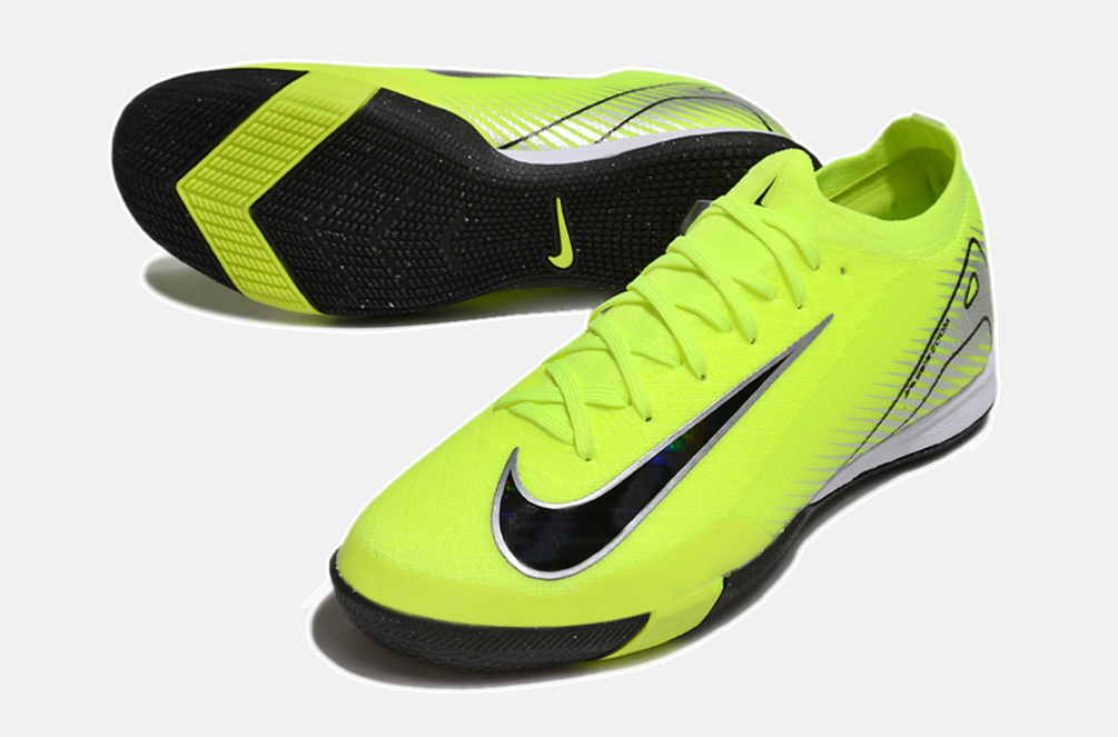 Chuteira Futsal Nike Mercurial Air Zoom Vapor 16 IC - Verde e Preta - detalhe