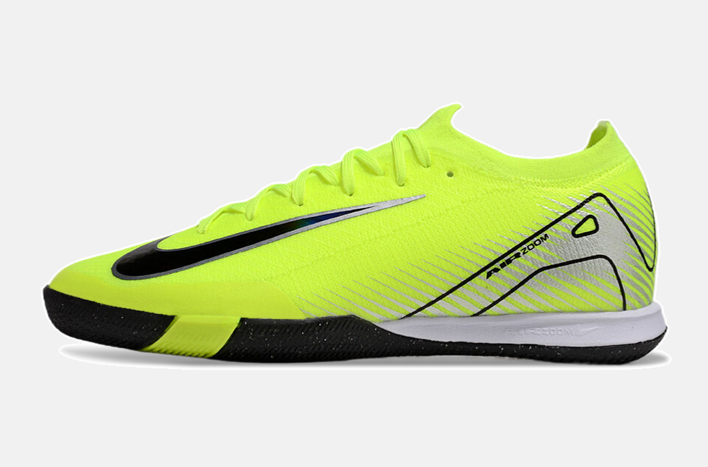 Chuteira Futsal Nike Mercurial Air Zoom Vapor 16 IC - Verde e Preta - imagem 4
