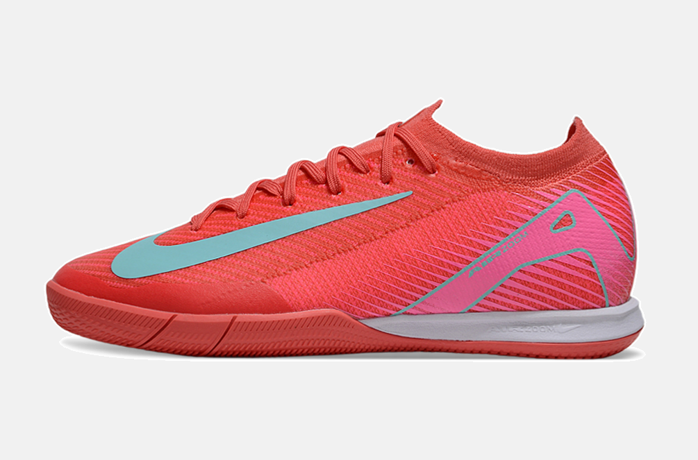 Chuteira Futsal Nike Mercurial Air Zoom Vapor 16 IC - Vermelha e Azul - imagem 4