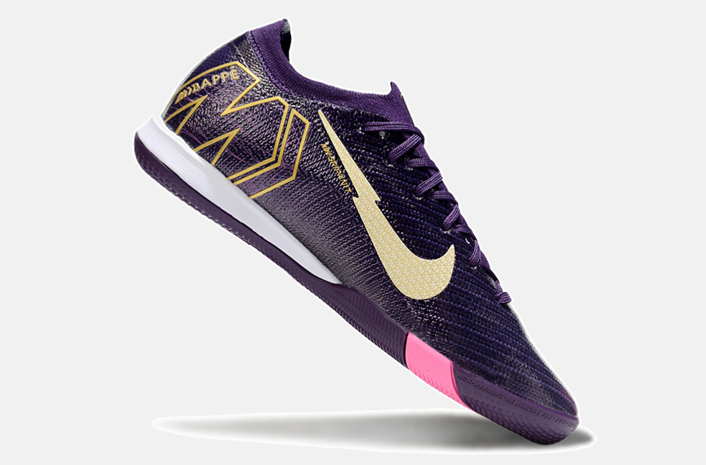Chuteira Futsal Nike Mercurial Air Zoom Vapor 16 Kylian Mbappé IC - Roxa - imagem 6