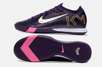 Chuteira Futsal Nike Mercurial Air Zoom Vapor 16 Kylian Mbappé IC - Roxa - vista traseira