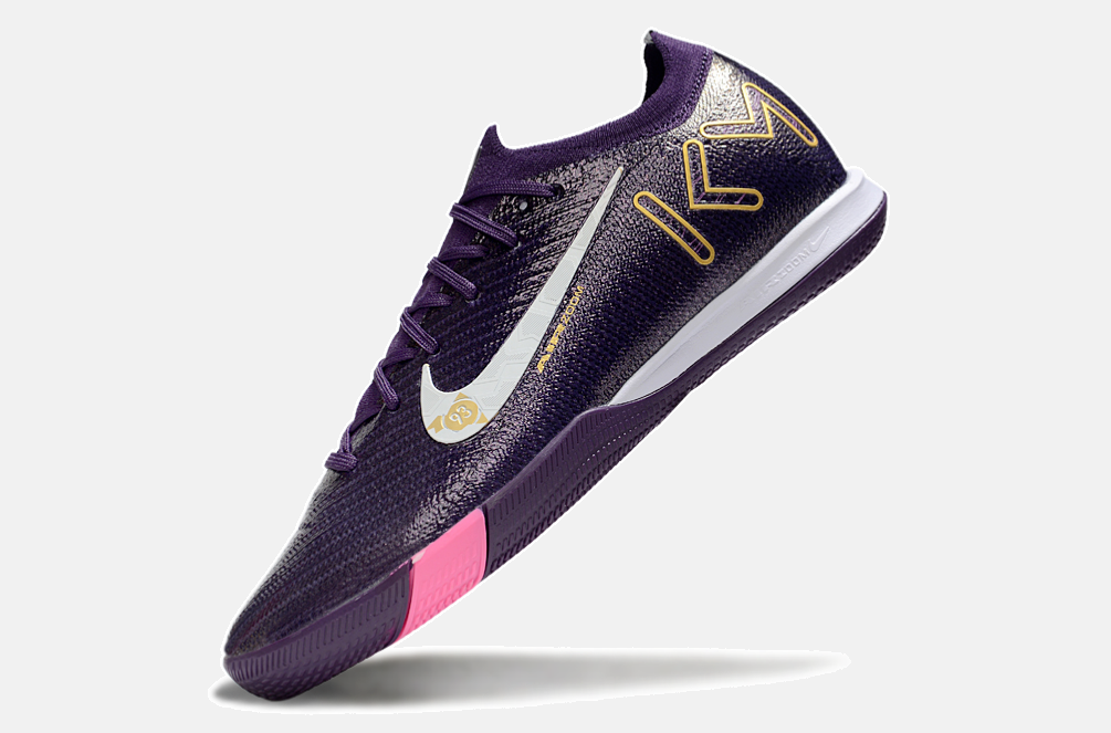 Chuteira Futsal Nike Mercurial Air Zoom Vapor 16 Kylian Mbappé IC - Roxa - imagem 5