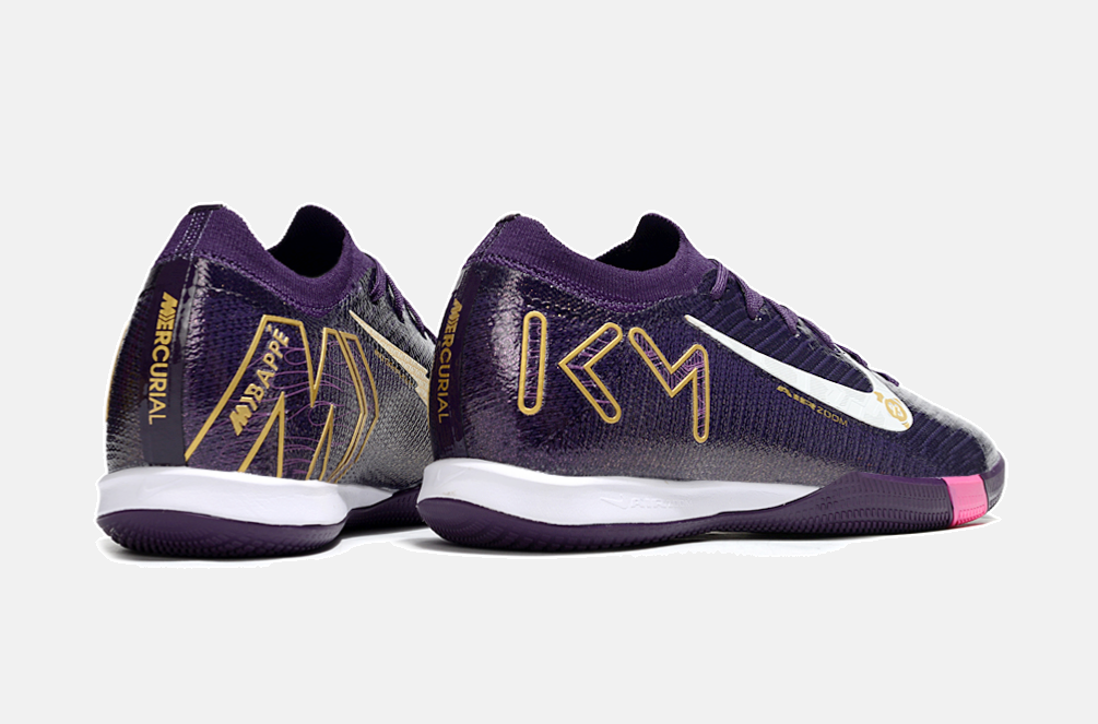 Chuteira Futsal Nike Mercurial Air Zoom Vapor 16 Kylian Mbappé IC - Roxa - imagem 7