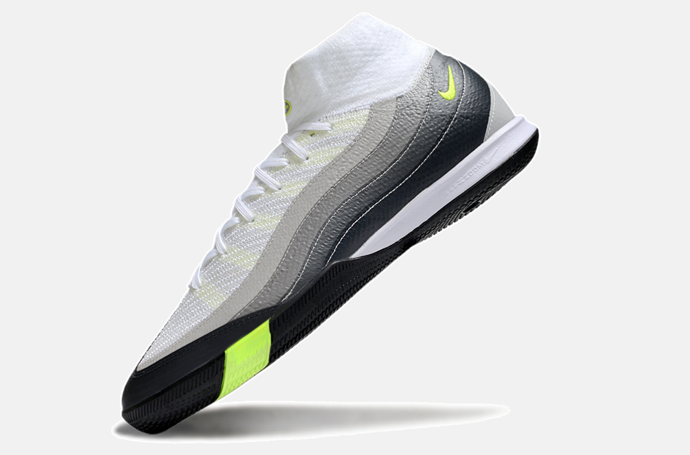 Chuteira Nike Air Zoom Mercurial Superfly 10 Elite Air Max 95  IC - Branca, Cinza e Preta - imagem 5