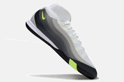 Chuteira Nike Air Zoom Mercurial Superfly 10 Elite Air Max 95  IC - Branca, Cinza e Preta - imagem 6