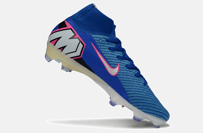 Chuteira Nike Air Zoom Mercurial Superfly 10 Elite FG - Azul, Branca e Rosa - Attack Pack - Tevo Sports SPORT*