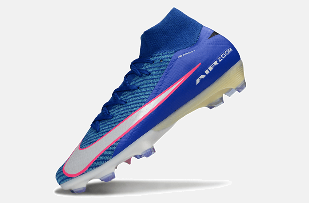 Chuteira Nike Air Zoom Mercurial Superfly 10 Elite FG - Azul, Branca e Rosa - Attack Pack - Tevo Sports SPORT*