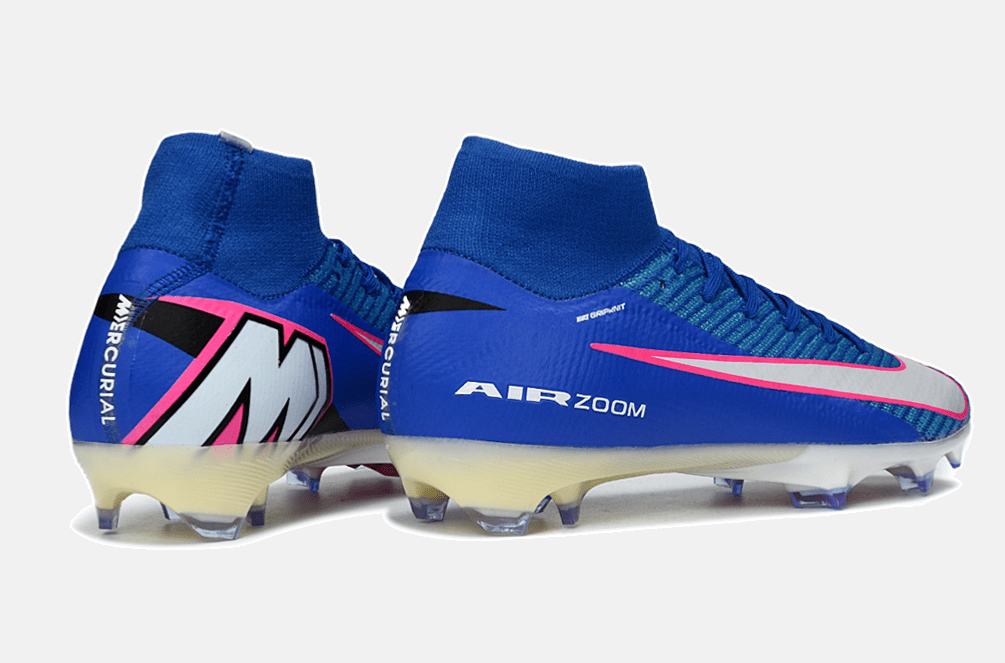 Chuteira Nike Air Zoom Mercurial Superfly 10 Elite FG - Azul, Branca e Rosa - Attack Pack - Tevo Sports SPORT*
