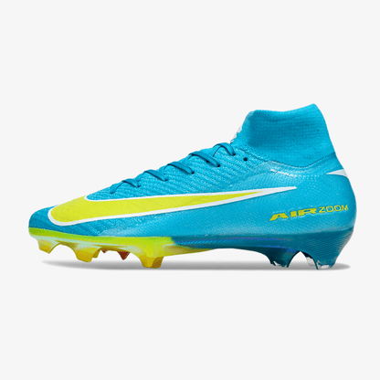 Chuteira Nike Air Zoom Mercurial Superfly 10 Elite FG - Azul, Verde e Rosa - Tevo Sports SPORT*