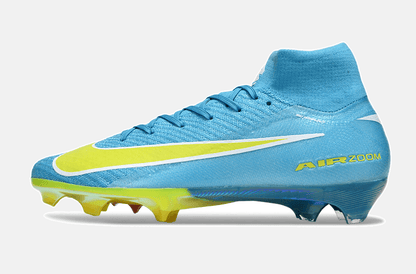 Chuteira Nike Air Zoom Mercurial Superfly 10 Elite FG - Azul, Verde e Rosa - Tevo Sports SPORT*