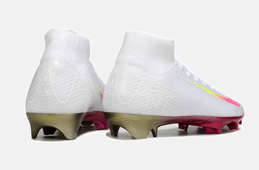 Chuteira Nike Air Zoom Mercurial Superfly 10 Elite FG - Branca e Rosa - Tevo Sports SPORT*