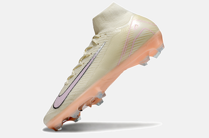 Chuteira Nike Air Zoom Mercurial Superfly 10 Edição Especial Elite FG - Branca e Salmão - imagem 5