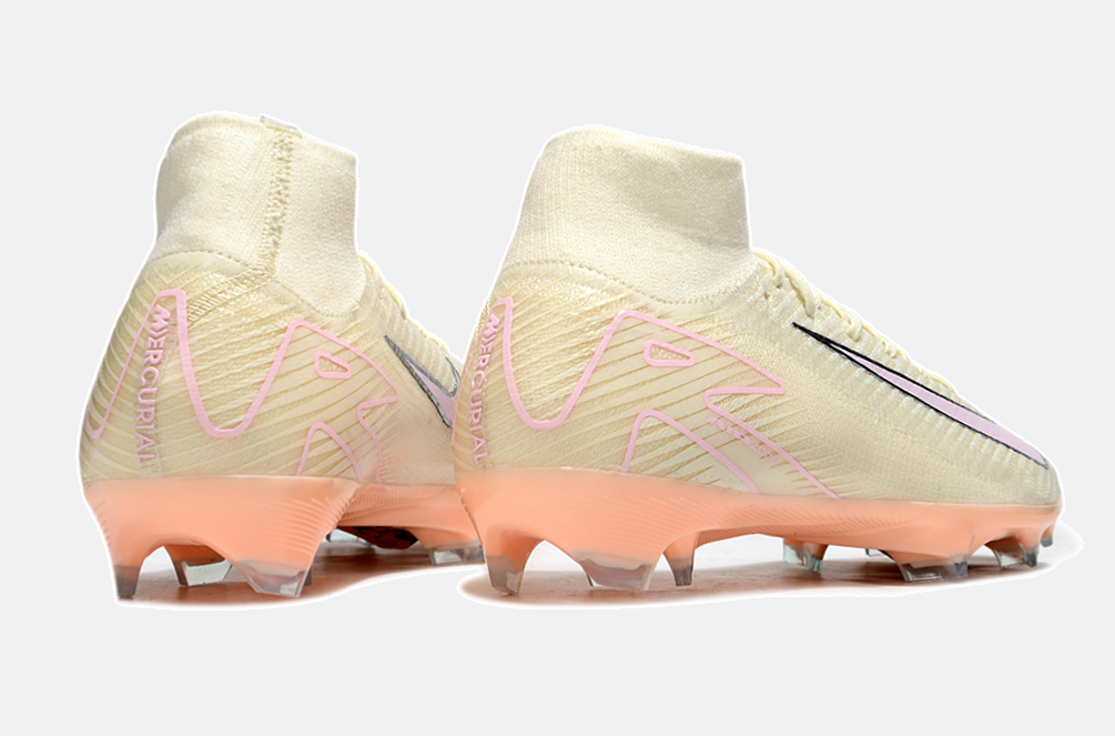 Chuteira Nike Air Zoom Mercurial Superfly 10 Edição Especial Elite FG - Branca e Salmão - imagem 7