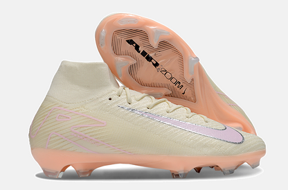 Chuteira Nike Air Zoom Mercurial Superfly 10 Edição Especial Elite FG - Branca e Salmão - imagem 8