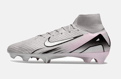 Chuteira Nike Air Zoom Mercurial Superfly 10 Elite FG - Cinza, Prata e Rosa - Tevo Sports SPORT*