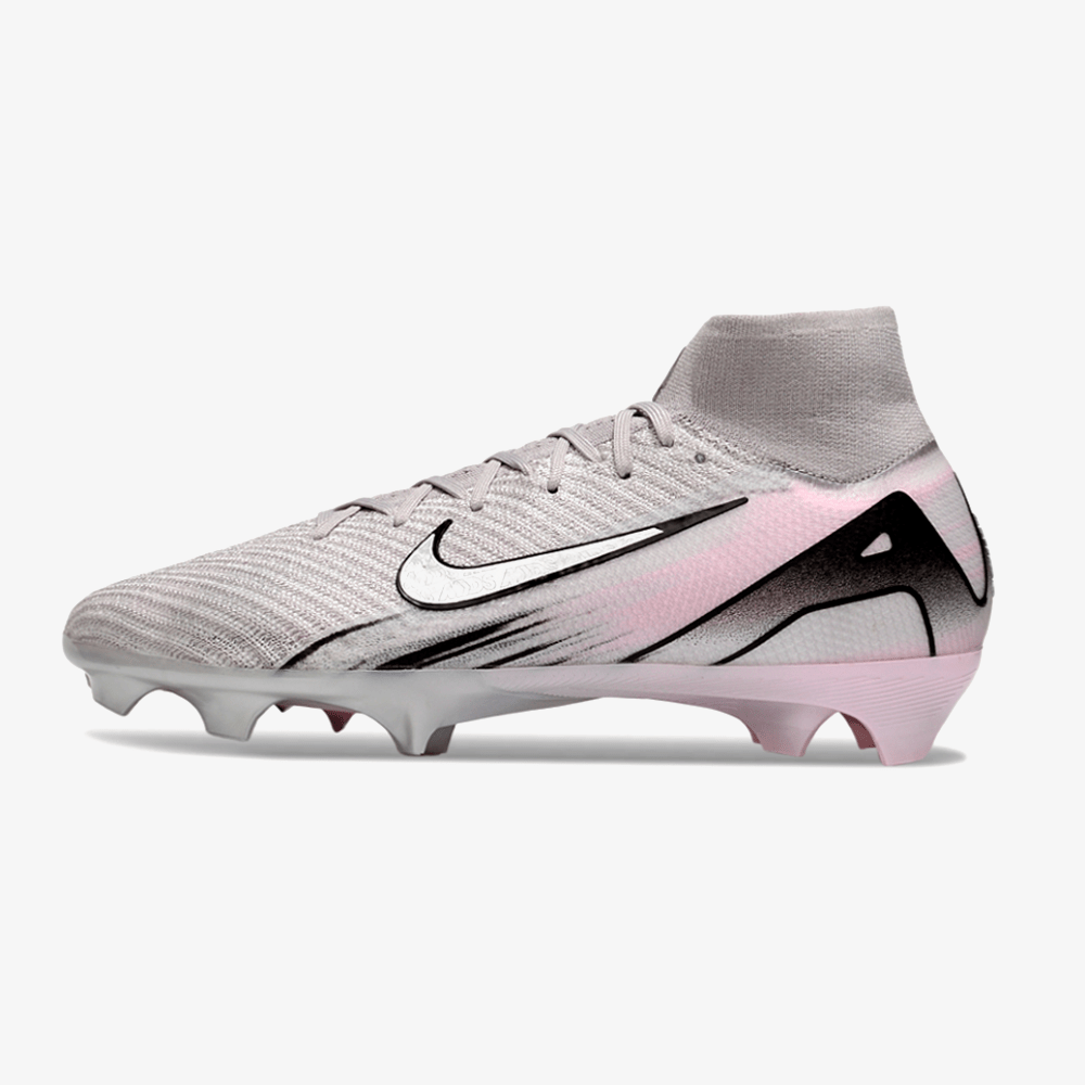 Chuteira Nike Air Zoom Mercurial Superfly 10 Elite FG - Cinza, Prata e Rosa - Tevo Sports SPORT*