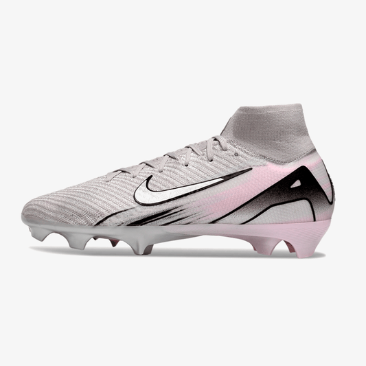 Chuteira Nike Air Zoom Mercurial Superfly 10 Elite FG - Cinza, Prata e Rosa - Tevo Sports SPORT*