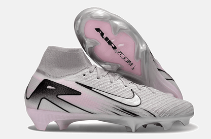 Chuteira Nike Air Zoom Mercurial Superfly 10 Elite FG - Cinza, Prata e Rosa - Tevo Sports SPORT*