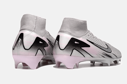 Chuteira Nike Air Zoom Mercurial Superfly 10 Elite FG - Cinza, Prata e Rosa - Tevo Sports SPORT*