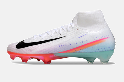Chuteira Nike Air Zoom Mercurial Superfly 10 Sam Kerr Elite FG - Branca, Rosa e Azul - imagem 4