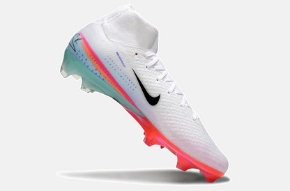 Chuteira Nike Air Zoom Mercurial Superfly 10 Sam Kerr Elite FG - Branca, Rosa e Azul - imagem 6