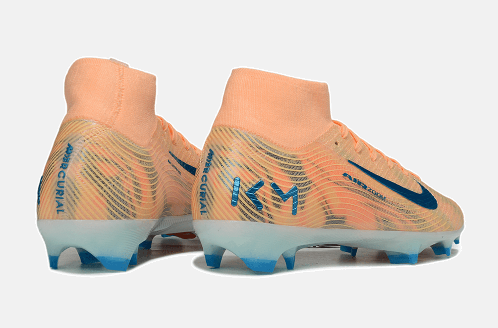 Chuteira Nike Air Zoom Mercurial Superfly 10 Elite FG - Laranja, Azul e Branca - Tevo Sports SPORT*