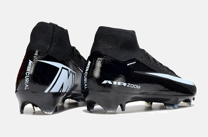 Chuteira Nike Air Zoom Mercurial Superfly 10 Elite FG - Preta e Azul - Shadow Pack - imagem 7