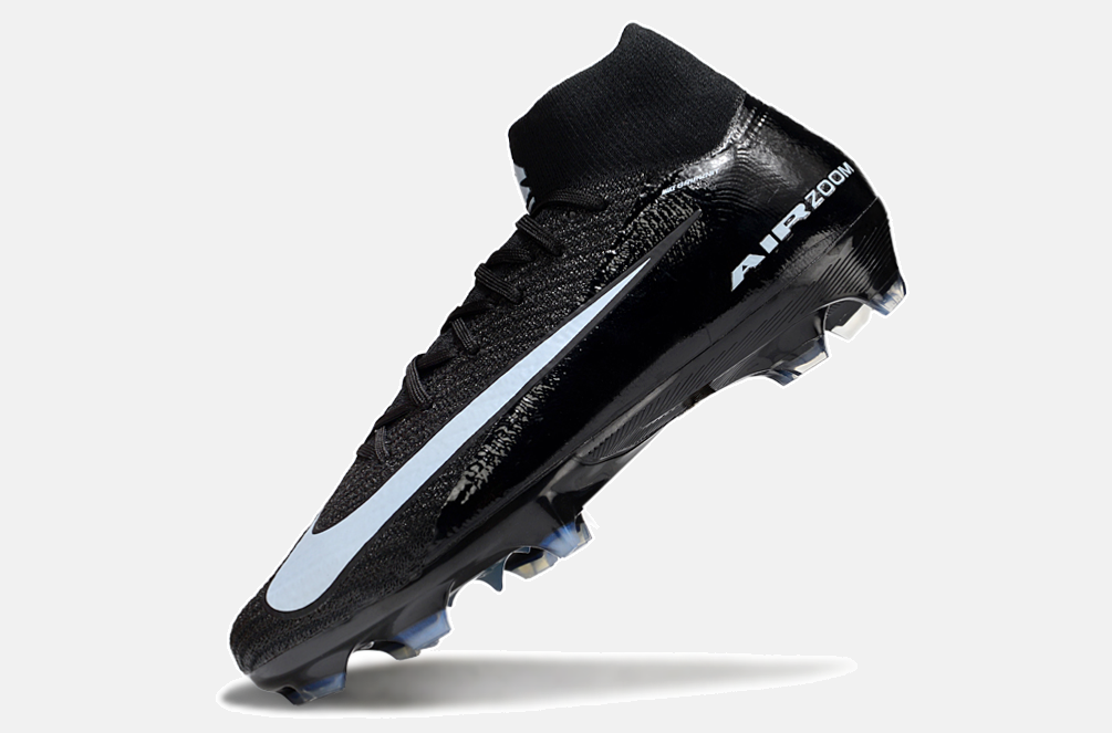 Chuteira Nike Air Zoom Mercurial Superfly 10 Elite FG - Preta e Azul - Shadow Pack - imagem 5
