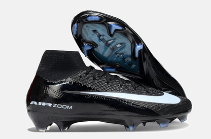 Chuteira Nike Air Zoom Mercurial Superfly 10 Elite FG - Preta e Azul - Shadow Pack - imagem 8