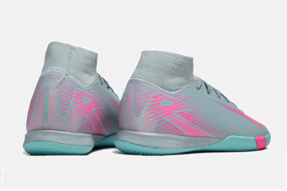 Chuteira Nike Air Zoom Mercurial Superfly 10 Elite  IC - Azul e Rosa - imagem 7