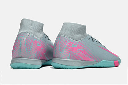 Chuteira Nike Air Zoom Mercurial Superfly 10 Elite  IC - Azul e Rosa - imagem 7