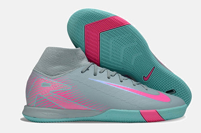 Chuteira Nike Air Zoom Mercurial Superfly 10 Elite  IC - Azul e Rosa - imagem 8